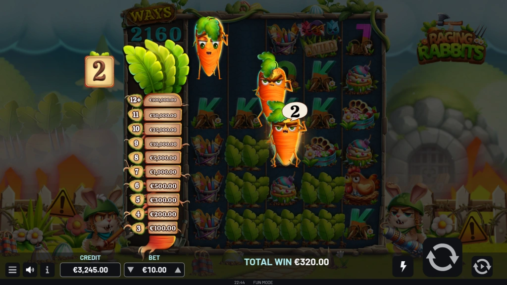 Ragin Rabbits Bonus Game